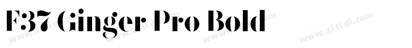 F37 Ginger Pro Bold字体转换 F37 Ginger Pro Bold字体转换